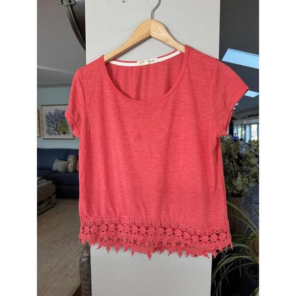 Rewind Tops - Swiftie showgirl Orange Rewind Top Med Crochet hem Boho